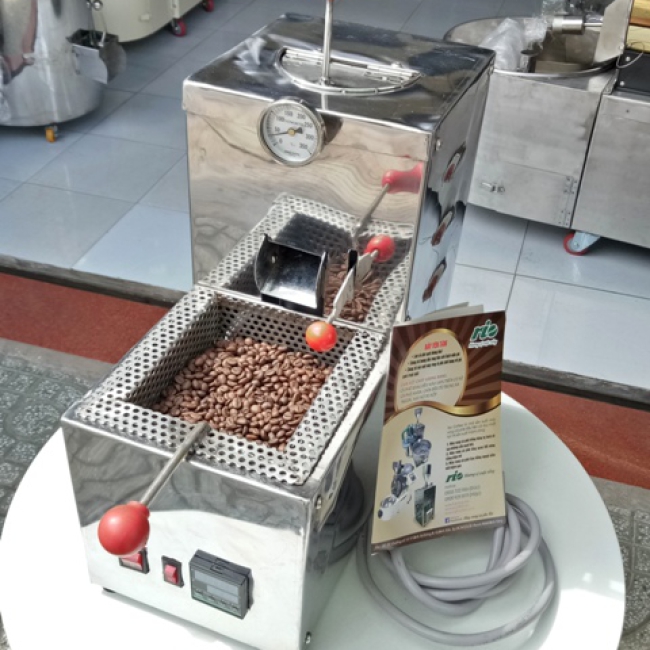 Lắp đặt & vận hành hệ thống Xử lý khói máy rang cà phê mini