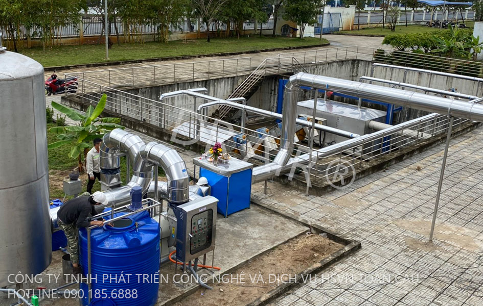 Panko Centralized Wastewater Treatment Plant order Dr-Ozone.com and Dr.Air for Treatment of hotel wastewater odors by UV technology