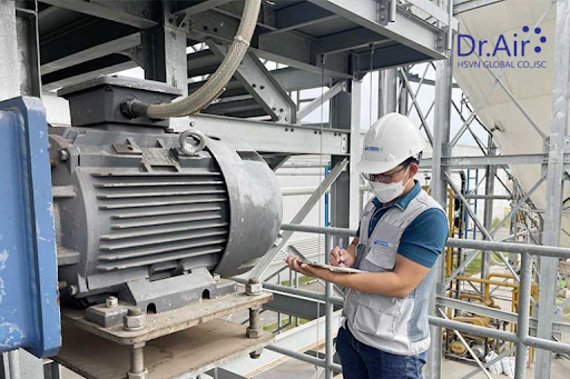 Máy uv xử lý khí thải công nghiệp