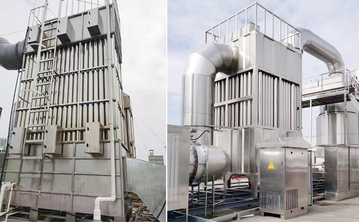 Hình ảnh thực tế từ các dự án xử lý khí thải lò đốt rác công nghiệp do Dr.Air thực hiện
