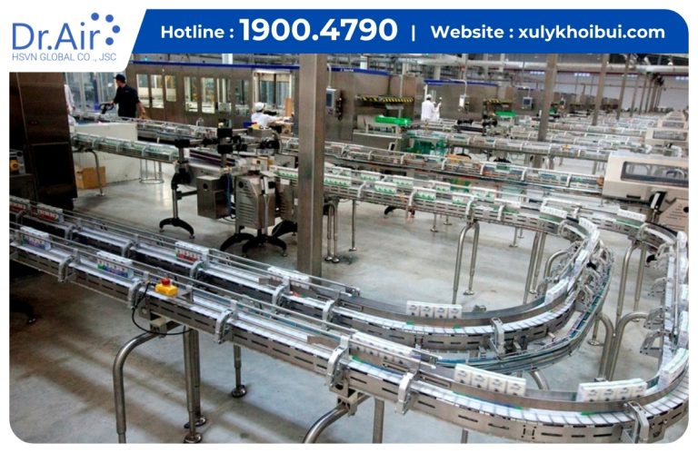 Xử lý khí thải nhà máy chế biến thực phẩm