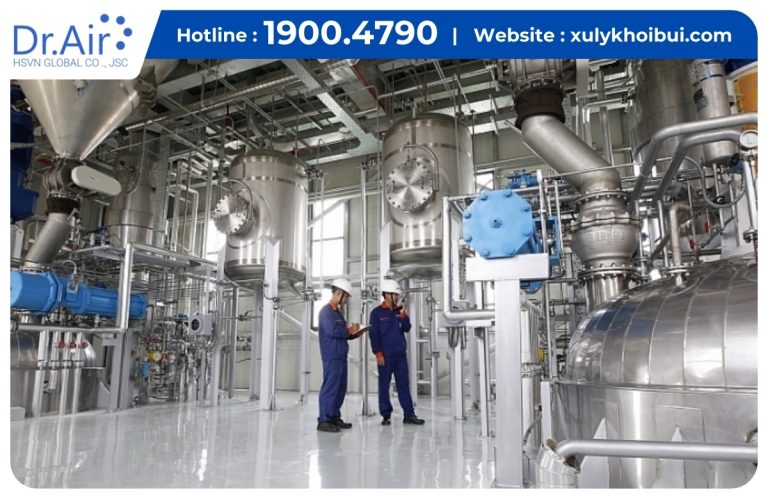 Xử lý khí thải nhà máy hóa chất