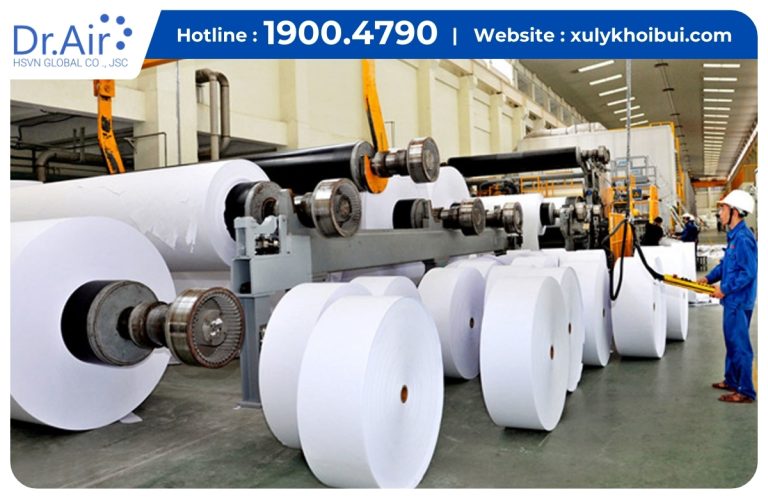 Xử lý bụi sản xuất giấy