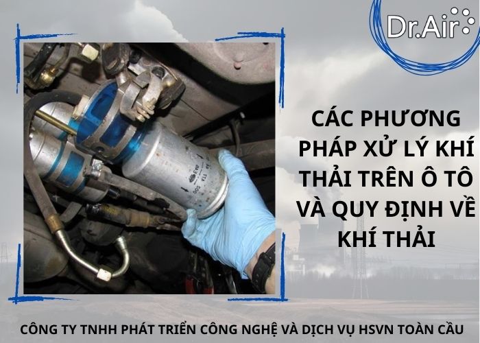 Các phương pháp xử lý khí thải trên ô tô