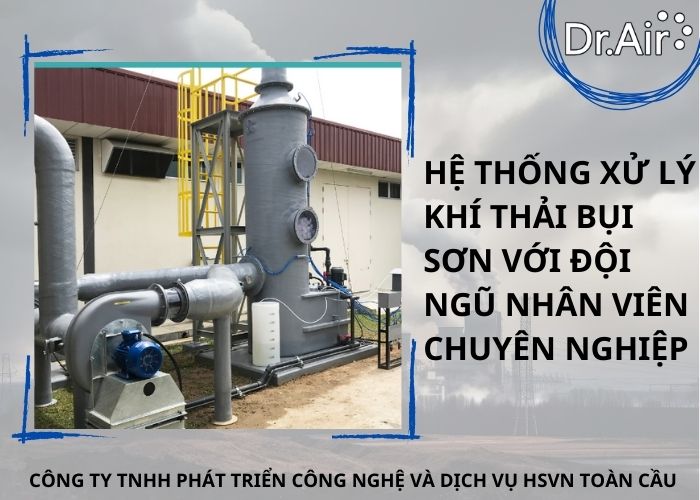 Hệ thống xử lý khí thải công nghiệp chuyên nghiệp, giá tốt