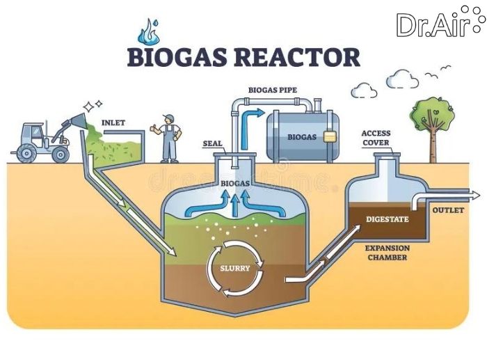 Quy trình biogas