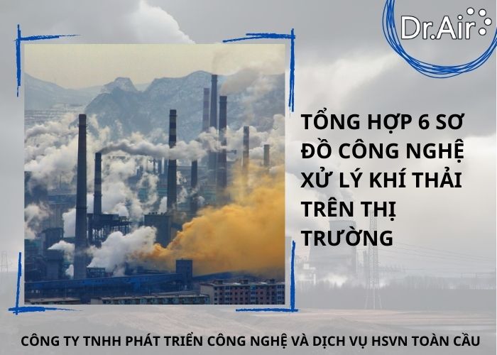 sơ đồ công nghệ xử lý khí thải