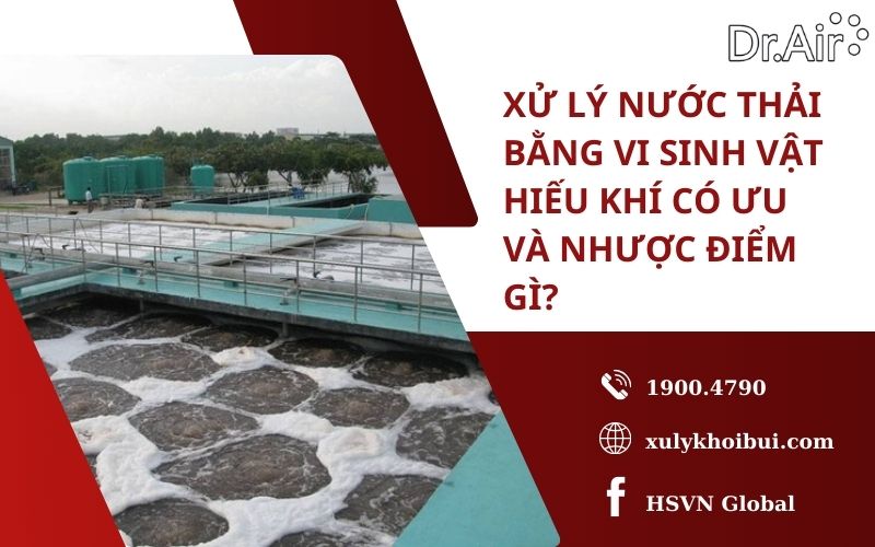 Xử lý nước thải bằng vi sinh vật hiếu khí có ưu và nhược điểm gì?