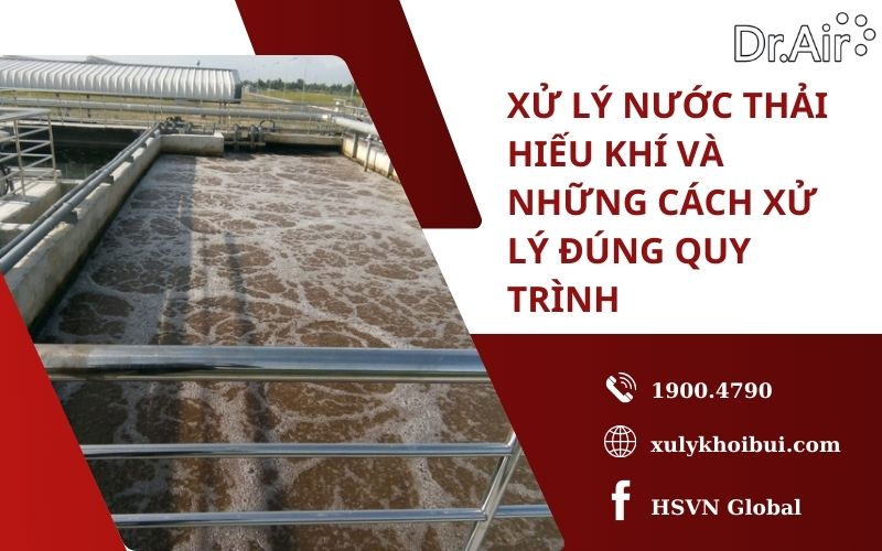 Xử lý nước thải hiếu khí và những cách xử lý đúng quy trình