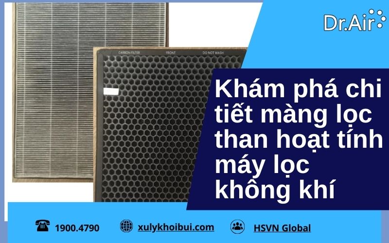 Màng lọc than hoạt tính máy lọc không khí