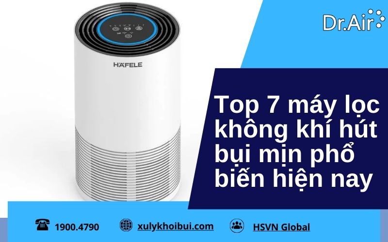 máy lọc không khí hút bụi mịn