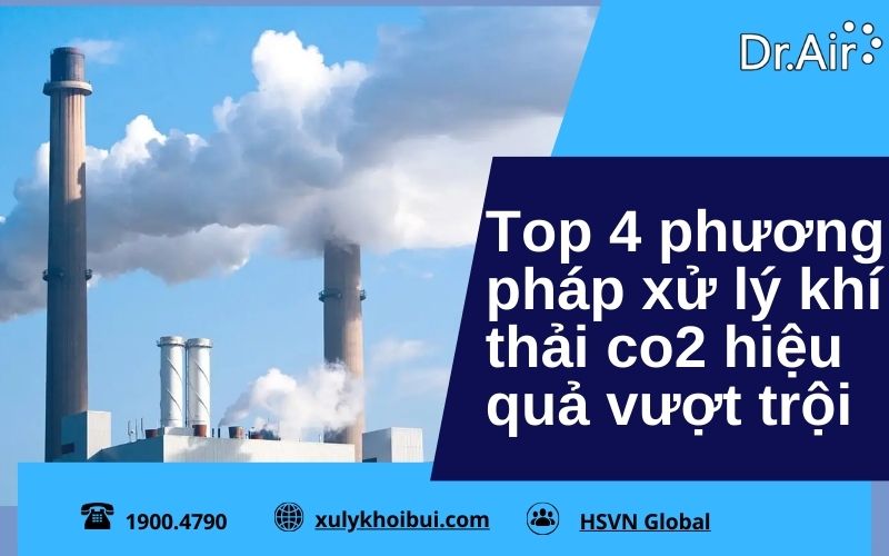 phương pháp xử lý khí thải co2