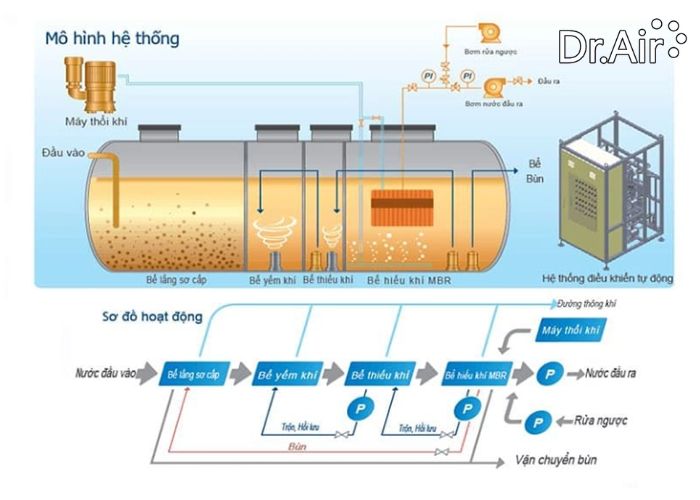 xử lý nước thải bằng phương pháp sinh học hiếu khí