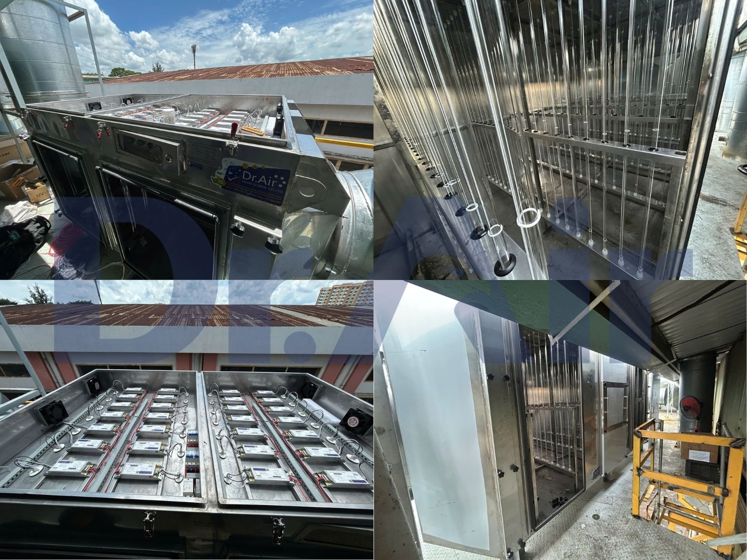 Phương pháp xử lý khí thải bằng UV