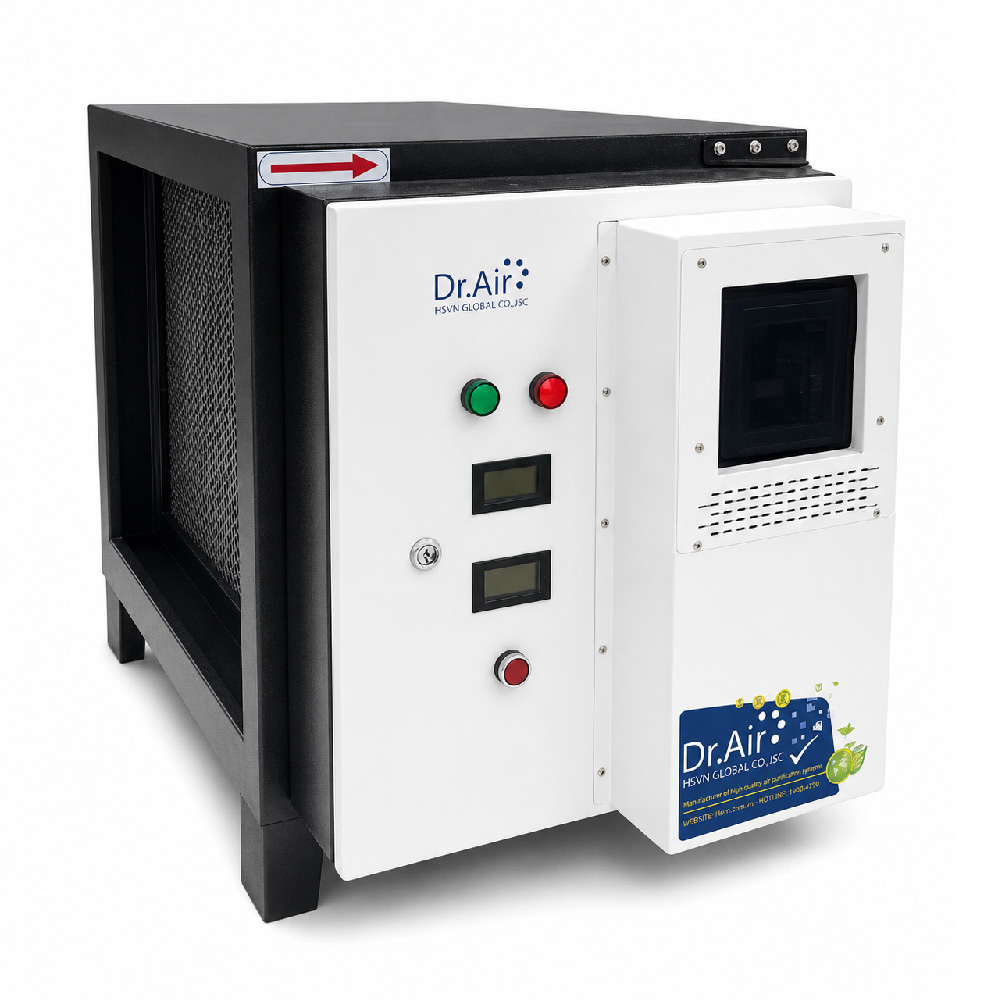 Máy lọc tĩnh điện xử lý khói bếp Dr.Air KT4000