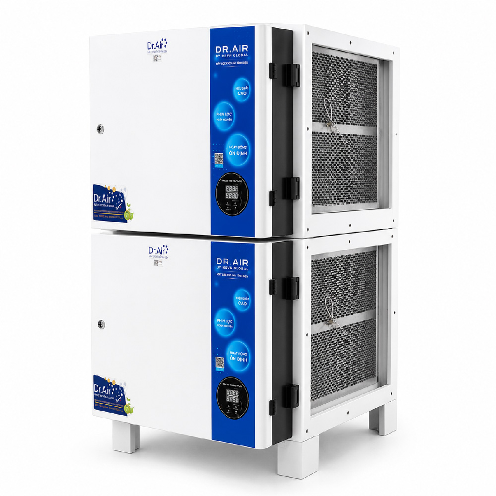 Máy lọc tĩnh điện xử lý khí thải Dr.Air Titan MAX-16000