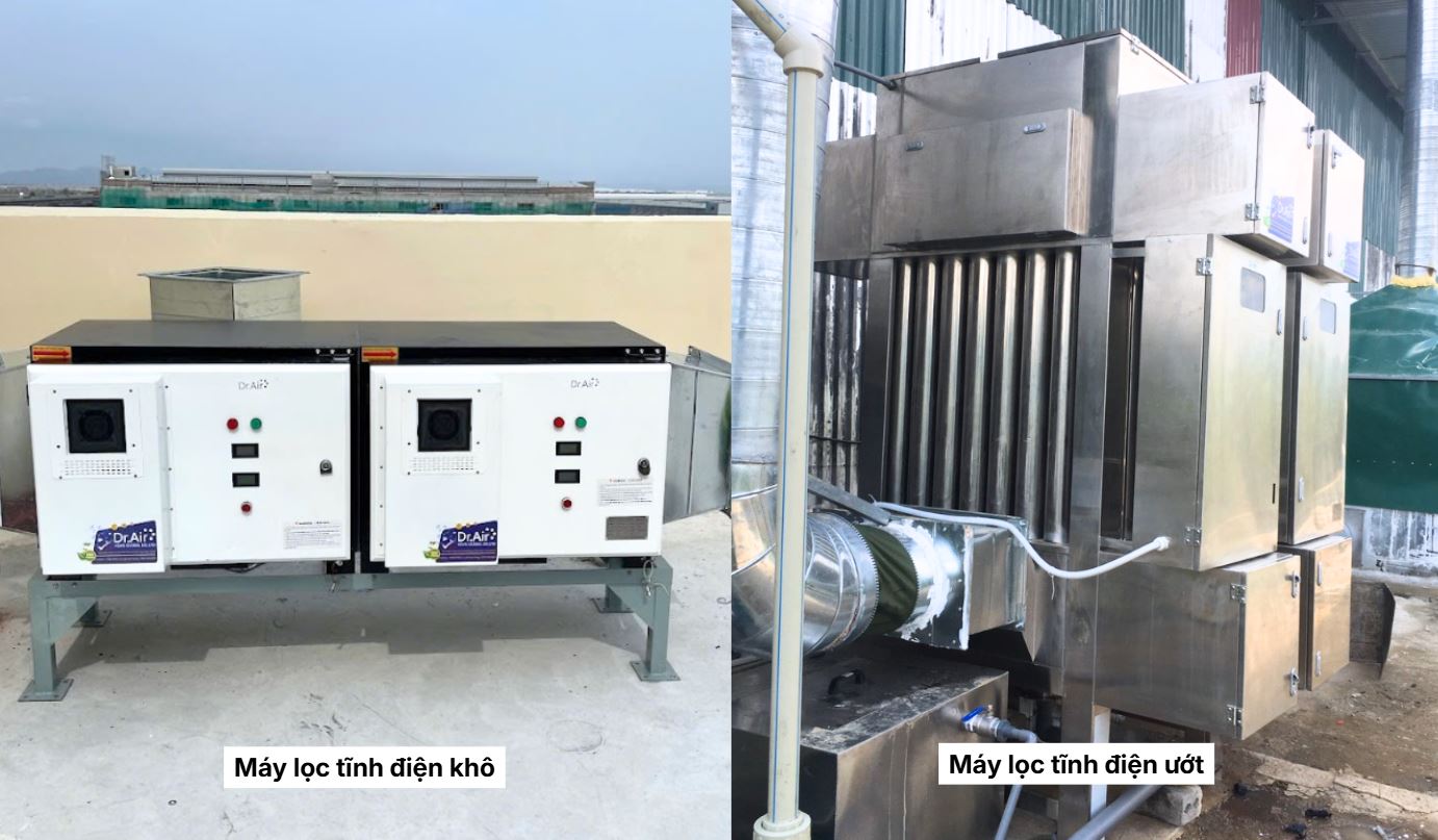 2 loại máy lọc tĩnh điện phổ biến nhất hiện nay