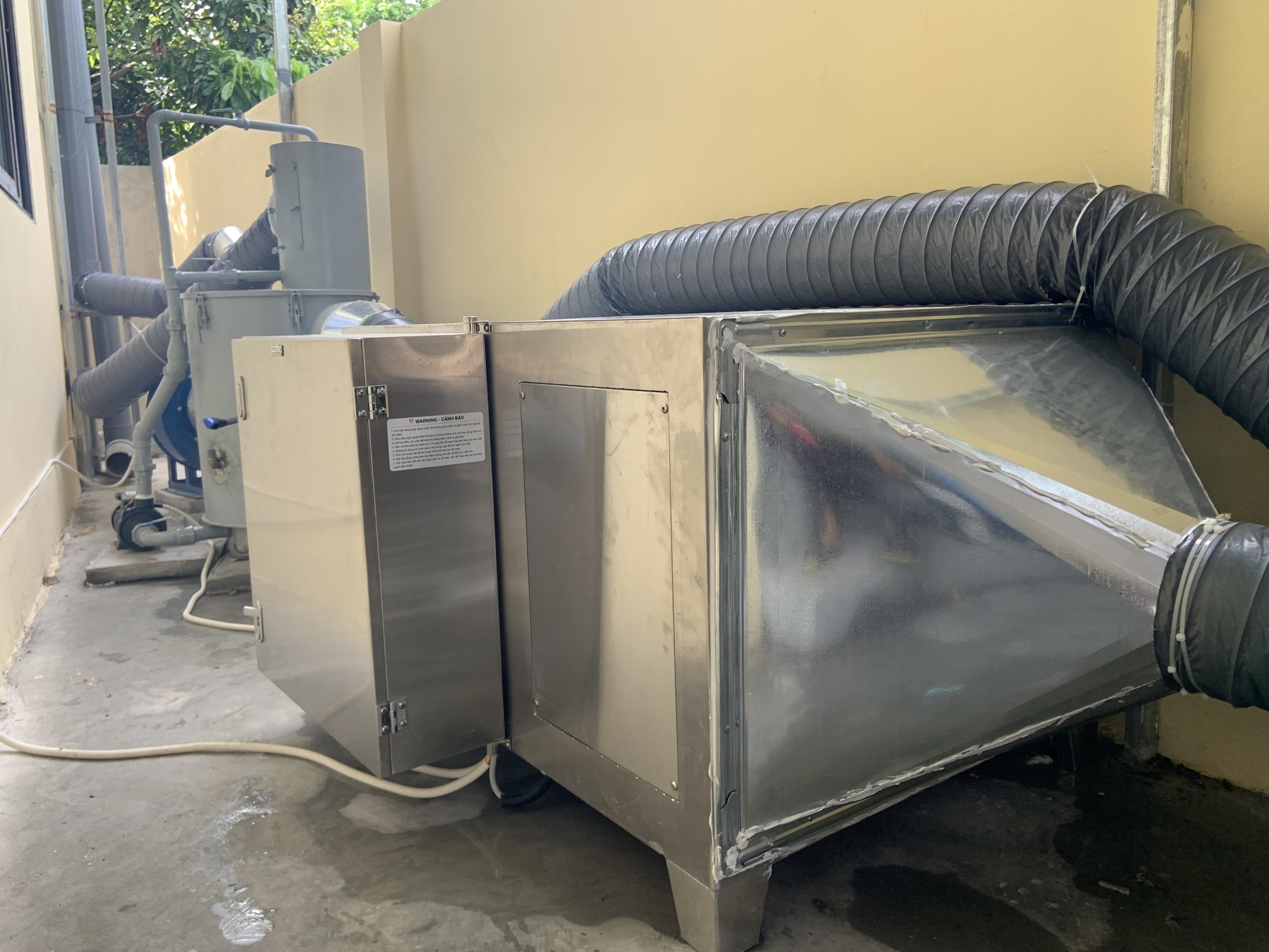 Giải pháp hệ thống xử lý khói máy cắt CNC, Laser
