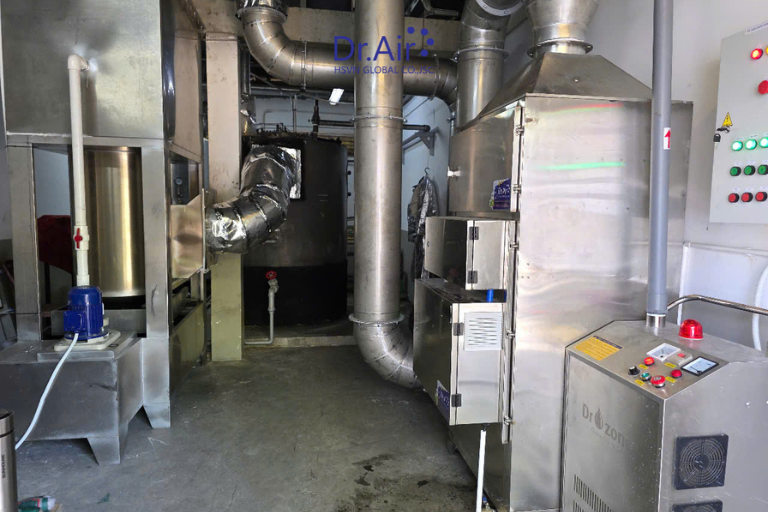 Hiệu suất xử lý khí thải - loại bỏ bụi, khói, mùi và khí độc đạt tiêu chuẩn QCVN19:2009/BTNMT