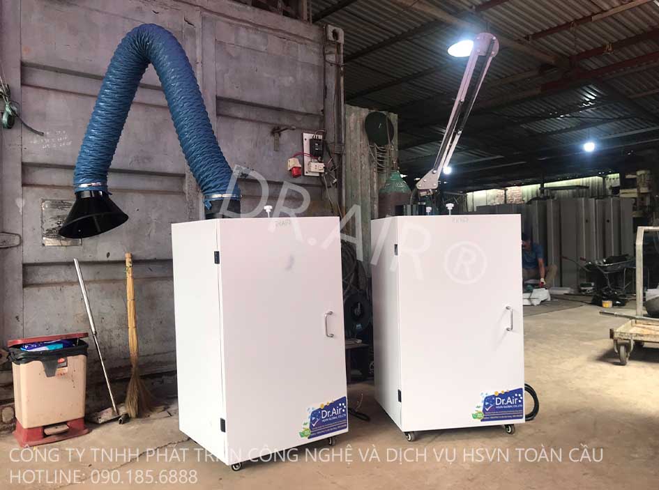Hệ thống hút bụi trong nhà máy giúp cải thiện môi trường làm việc