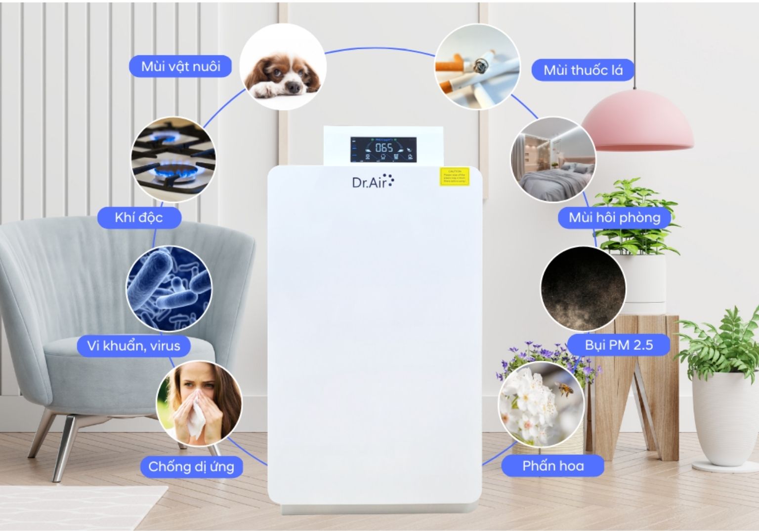 Dr.Air Pro Max – giải pháp cho phòng rộng và mật độ khách cao