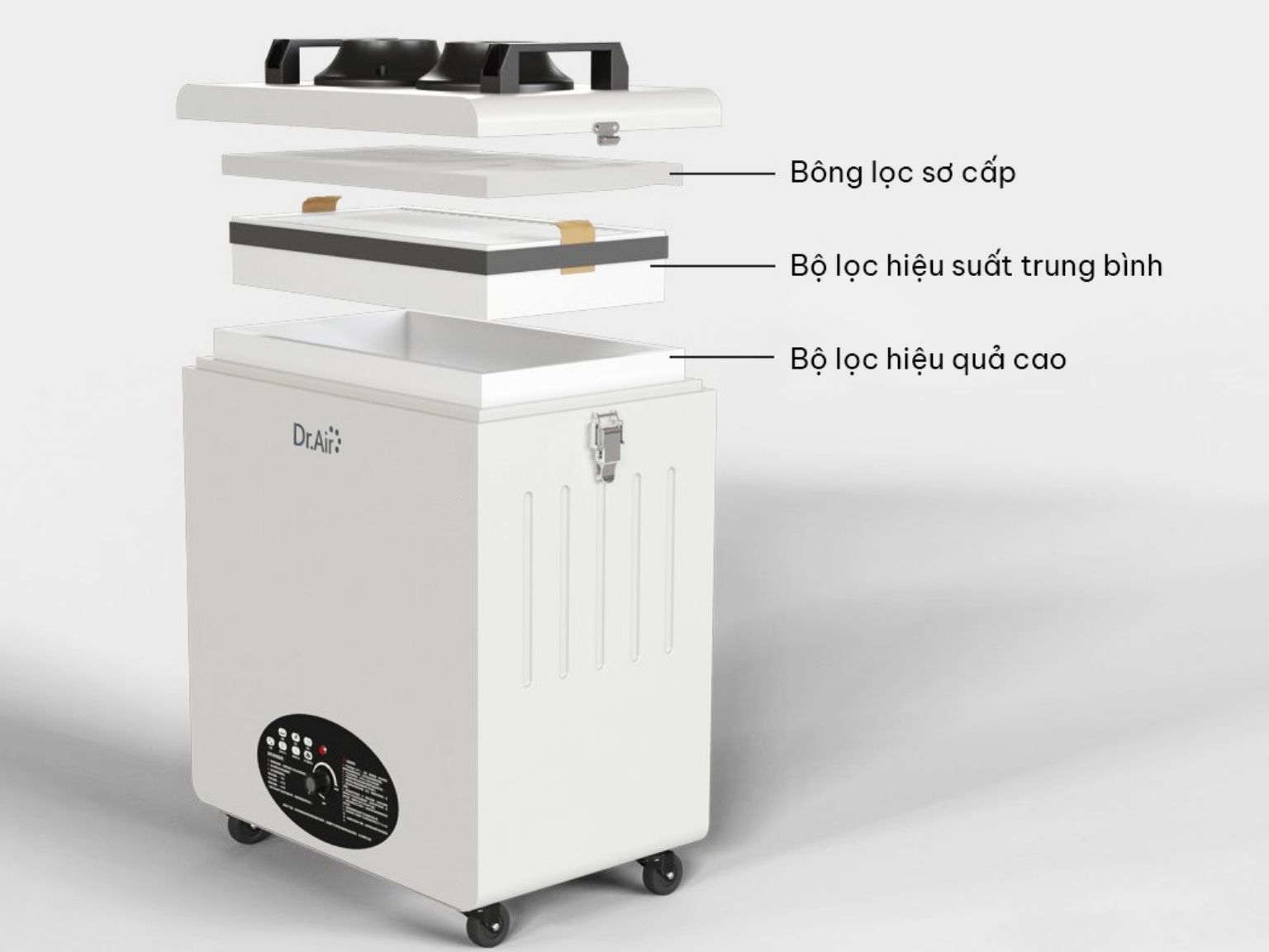 Máy hút khói mùi laser spa, khói hàn hoạt động như thế nào?