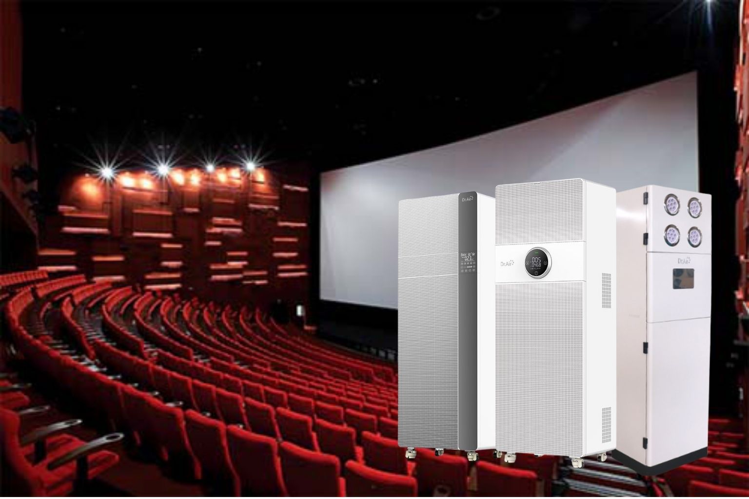 Top 3 máy lọc không khí công suất lớn cho rạp chiếu phim đáng tham khảo