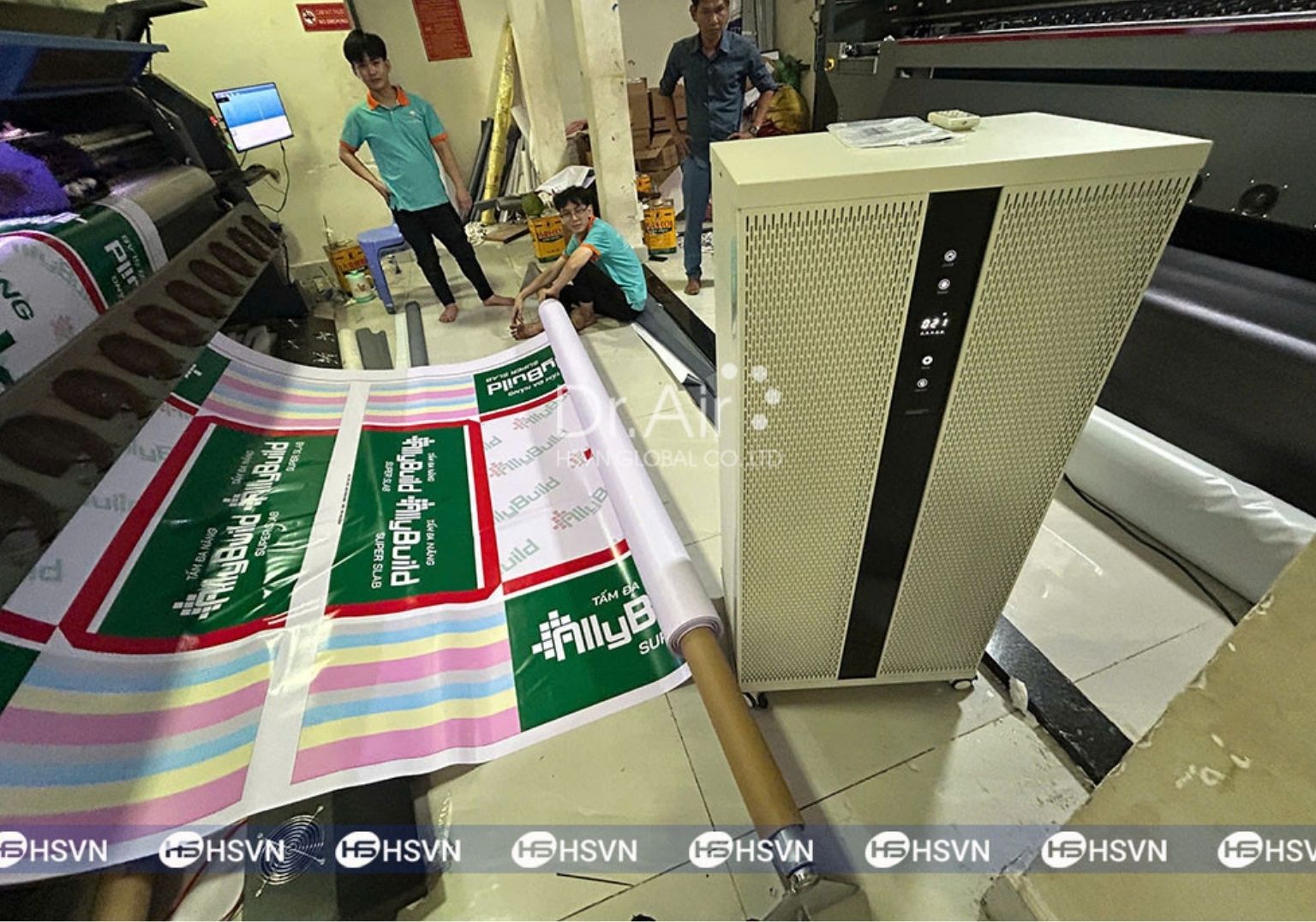 Nên lắp máy lọc không khí ở đâu trong nhà xưởng?