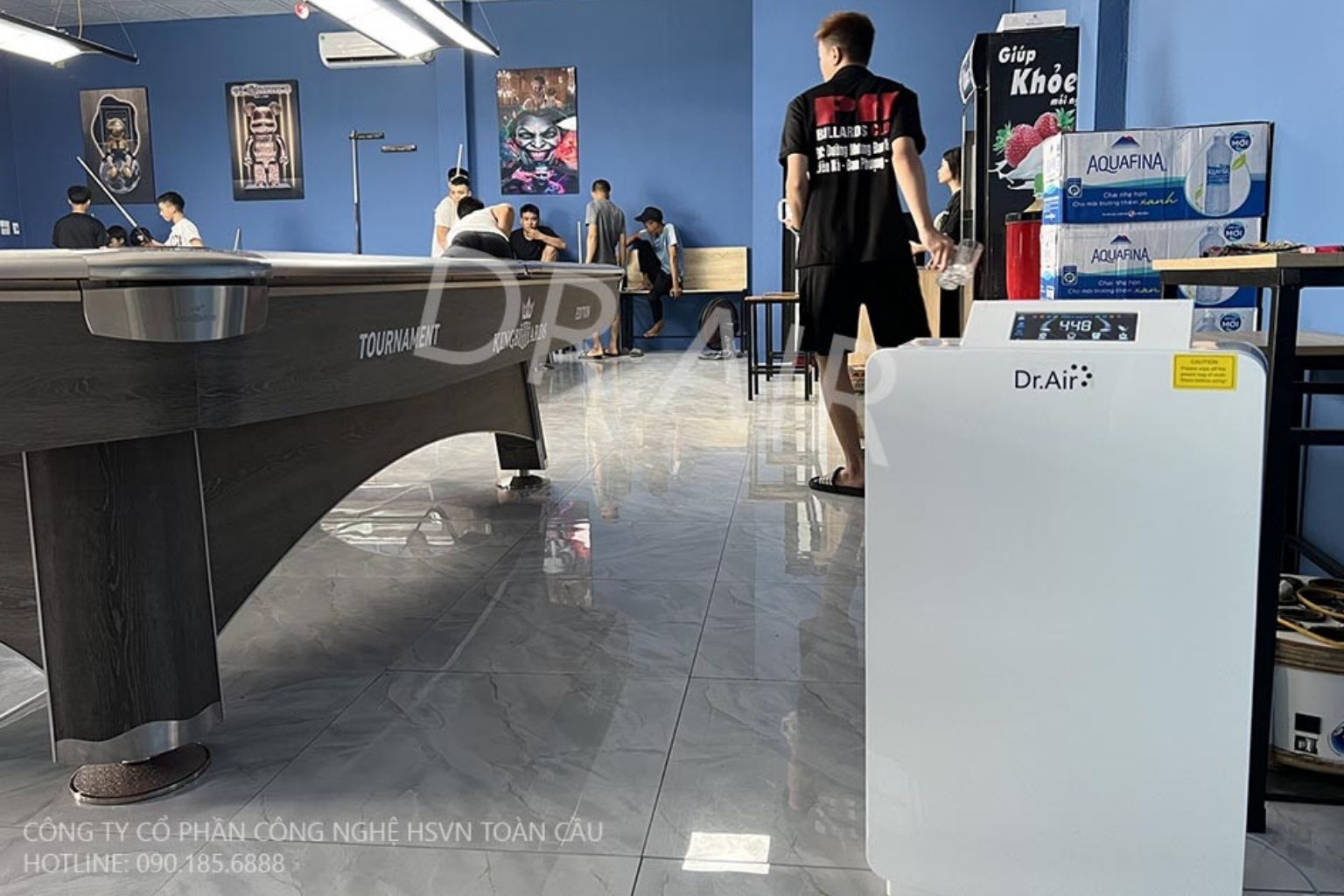 Kinh nghiệm chọn máy lọc không khí khử mùi quán Bi-a phù hợp