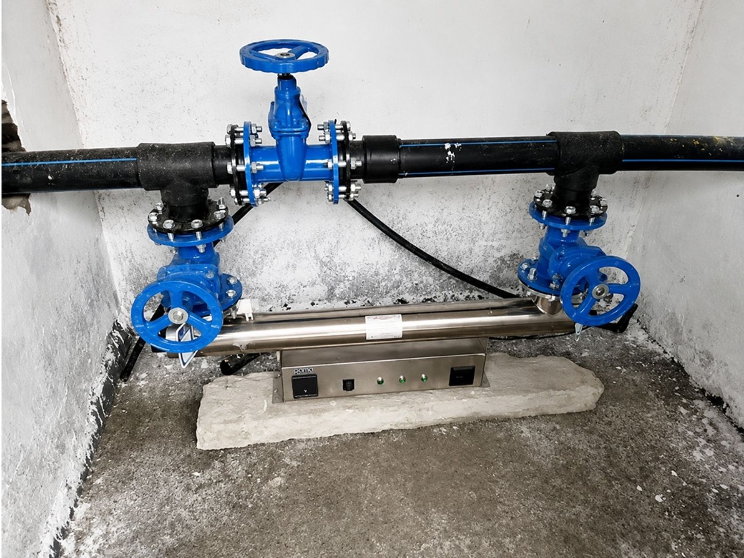 Ứng dụng xử lý nước cấp của thiết bị UV xử lý nước Rama RUD-1B150W