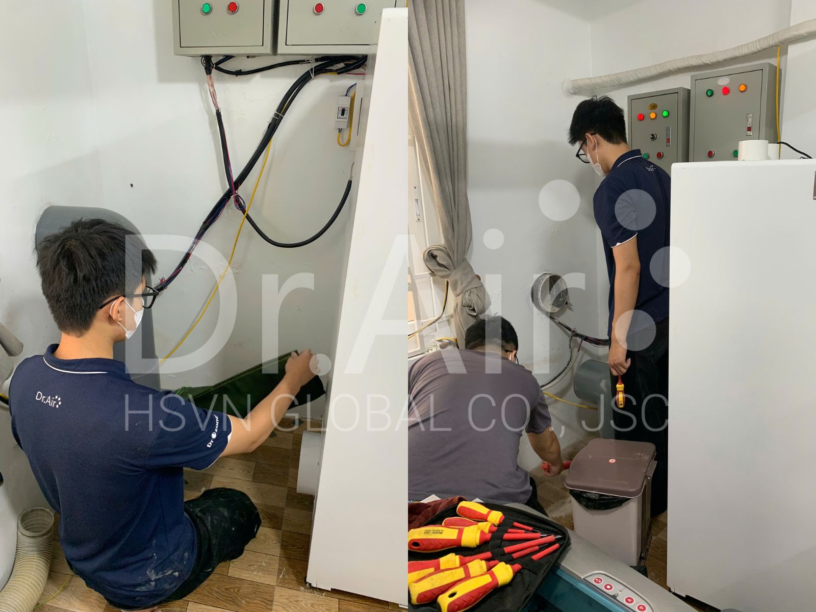 Dr.Air triển khai máy xử lý khí thải tĩnh điện KHJ-200 cho Công ty TNHH Khắc Dấu Nam Việt