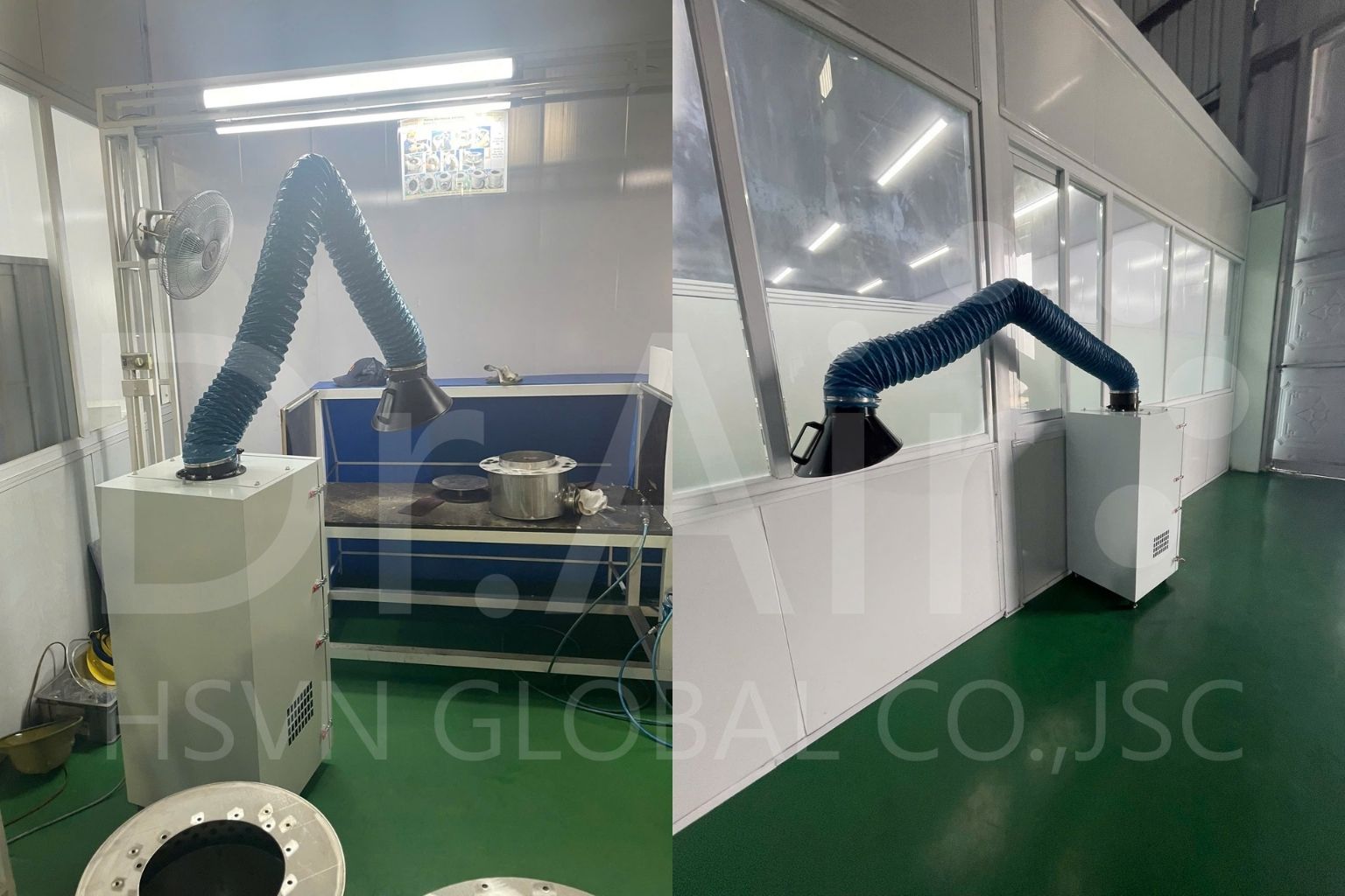 Dr.Air – giải pháp hút khói linh hoạt cho khu vực sản xuất