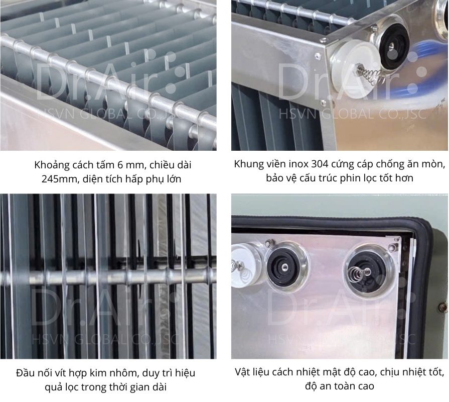 Hệ thống phin lọc tích hợp vệ sinh tự động