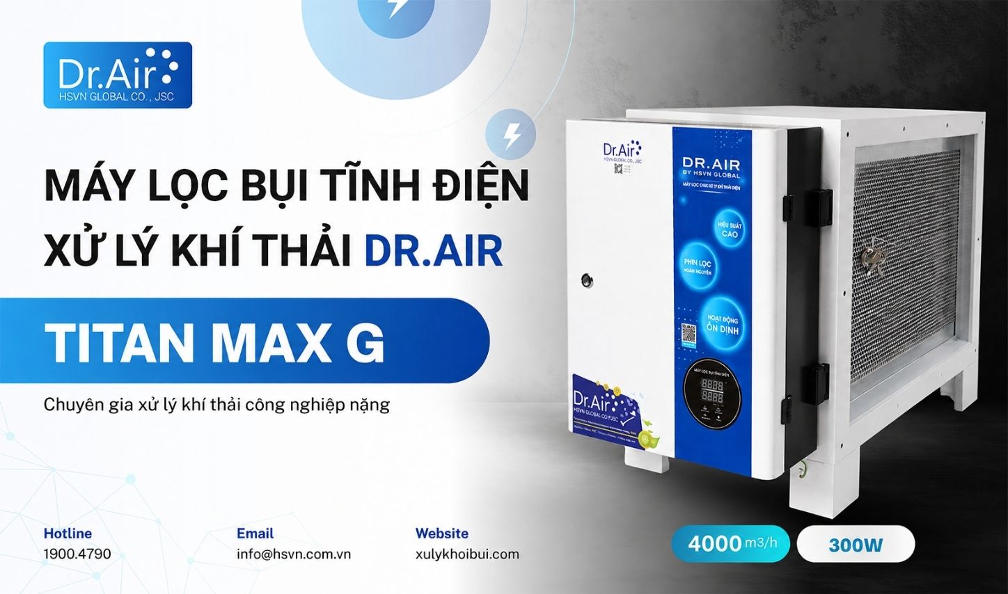 Máy lọc tĩnh điện Dr.Air Titan MAX