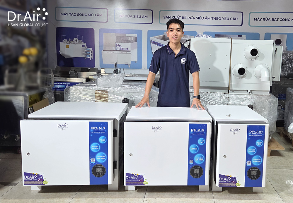 Các model máy lọc tĩnh điện công nghiệp Dr.Air Titan MAX