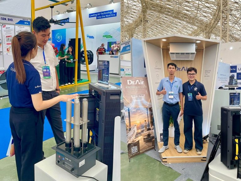 Dr.Air ghi dấu tại VIET INDUSTRY HANOI 2026 với các giải pháp công nghệ cho không khí sạch