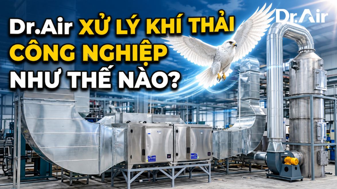 Từ khảo sát thực tế đến vận hành: Dr.Air xử lý khí thải công nghiệp như thế nào?